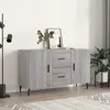 Image de Buffet Sonoma Gris 100x36x60 Cm Bois D'ingénierie Vidaxl