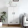 Image de vidaXL Buffet haut blanc 695x31x115 cm bois dingénierie 828244