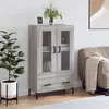 Image de Buffet Haut Sonoma Gris 69,5x31x115 Cm Bois D'ingénierie Vidaxl