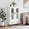 Image de vidaXL Buffet haut blanc 695x31x115 cm bois dingénierie 828316