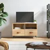 Image de Meuble Tv Chêne Sonoma 80x36x50 Cm Bois D'ingénierie Vidaxl