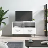 Image de Meuble Tv Blanc 80x36x50 Cm Bois D'ingénierie Vidaxl
