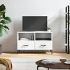 Image de Meuble Tv Blanc 80x36x50 Cm Bois D'ingénierie Vidaxl