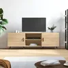 Image de Meuble Tv Chêne Sonoma 150x30x50 Cm Bois D'ingénierie Vidaxl