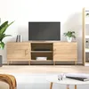 Image de Meuble Tv Chêne Sonoma 150x30x50 Cm Bois D'ingénierie Vidaxl