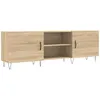 Image de Meuble Tv Chêne Sonoma 150x30x50 Cm Bois D'ingénierie Vidaxl