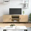 Image de vidaXL Meuble TV chêne sonoma 150x30x50 cm bois dingénierie 829103