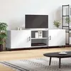 Image de Meuble Tv Blanc 150x30x50 Cm Bois D'ingénierie Vidaxl