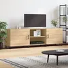 Image de Meuble Tv Chêne Sonoma 150x30x50 Cm Bois D'ingénierie Vidaxl