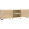 Image de Vidaxl meuble tv chêne sonoma 150x30x50 cm bois d'ingénierie