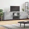 Image de Meuble Tv Gris Béton 150x30x50 Cm Bois D'ingénierie Vidaxl