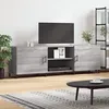 Image de Meuble Tv Sonoma Gris 150x30x50 Cm Bois D'ingénierie Vidaxl