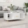 Image de Table Basse Blanc 102x50x40 Cm Bois D'ingénierie Vidaxl