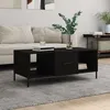Image de Table Basse Noir 102x50x40 Cm Bois D'ingénierie Vidaxl