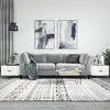 Image de Tables Basses 2 Pcs Blanc Brillant 50x50x40cm Bois D'ingénierie Vidaxl