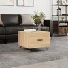 Image de vidaXL Table basse Chêne sonoma 50x50x40 cm Bois dingénierie 829338