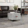 Image de Table Basse Gris Béton 50x50x40 Cm Bois D'ingénierie Vidaxl