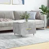 Image de Table Basse Gris Béton 50x50x40 Cm Bois D'ingénierie Vidaxl