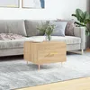 Image de Table Basse Chêne Sonoma 50x50x40 Cm Bois D'ingénierie Vidaxl