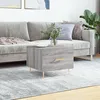 Image de Table Basse Sonoma Gris 50x50x40 Cm Bois D'ingénierie Vidaxl
