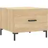 Image de Table Basse Chêne Sonoma 50x50x40 Cm Bois D'ingénierie Vidaxl