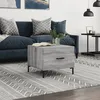 Image de Table Basse Sonoma Gris 50x50x40 Cm Bois D'ingénierie Vidaxl