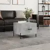Image de Table Basse Gris Béton 50x50x40 Cm Bois D'ingénierie Vidaxl