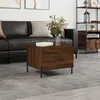 Image de Table Basse Chêne Marron 50x50x40 Cm Bois D'ingénierie Vidaxl