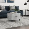 Image de Table Basse Gris Béton 50x50x40 Cm Bois D'ingénierie Vidaxl