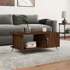 Image de Table Basse Chêne Marron 90x50x40 Cm Bois D'ingénierie Vidaxl