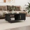 Image de Table Basse Noir 90x50x40 Cm Bois D'ingénierie Vidaxl