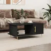 Image de Table Basse Noir 90x50x40 Cm Bois D'ingénierie Vidaxl