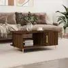 Image de Table Basse Chêne Marron 90x50x40 Cm Bois D'ingénierie Vidaxl