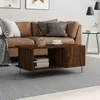Image de Table Basse Chêne Marron 90x50x40 Cm Bois D'ingénierie Vidaxl