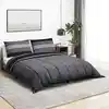 Image de Ensemble De Housse De Couette Gris Foncé 135x200 Cm Coton Vidaxl