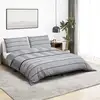 Image de Ensemble De Housse De Couette Gris 260x240 Cm Coton Vidaxl
