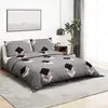 Image de Ensemble De Housse De Couette Gris 200x200 Cm Coton Vidaxl