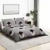 Image de Ensemble De Housse De Couette Gris 200x220 Cm Coton Vidaxl