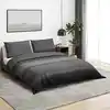 Image de Ensemble De Housse De Couette Gris Foncé 200x200 Cm Coton Vidaxl
