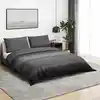 Image de Ensemble De Housse De Couette Gris Foncé 240x220 Cm Coton Vidaxl