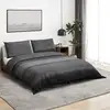 Image de Ensemble De Housse De Couette Gris Foncé 220x240 Cm Coton Vidaxl