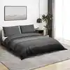 Image de Ensemble De Housse De Couette Gris Foncé 200x220 Cm Coton Vidaxl