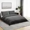 Image de Ensemble De Housse De Couette Gris Foncé 225x220 Cm Coton Vidaxl