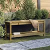 Image de Banc De Jardin 108x35x45 Cm Bois De Pin Imprégné Vidaxl