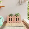 Image de vidaXL Jardinière avec design de clôture 60x30x30 cm douglas massif 832470
