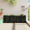 Image de Lit Surélevé De Jardin Design De Clôture 150x50x50cm Pin Massif Vidaxl