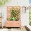 Image de Jardinière Avec Support 79x39,5x114 Cm Bois Massif Douglas Vidaxl