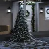 Image de Guirlande De Sapin De Noël 320 Led Blanc Froid 375 Cm Vidaxl