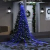 Image de Guirlande De Sapin De Noël 320 Led Bleu 375 Cm Vidaxl