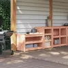 Image de vidaXL Armoires de cuisine dextérieur MEPPEL 2 pcs bois massif douglas 3196133